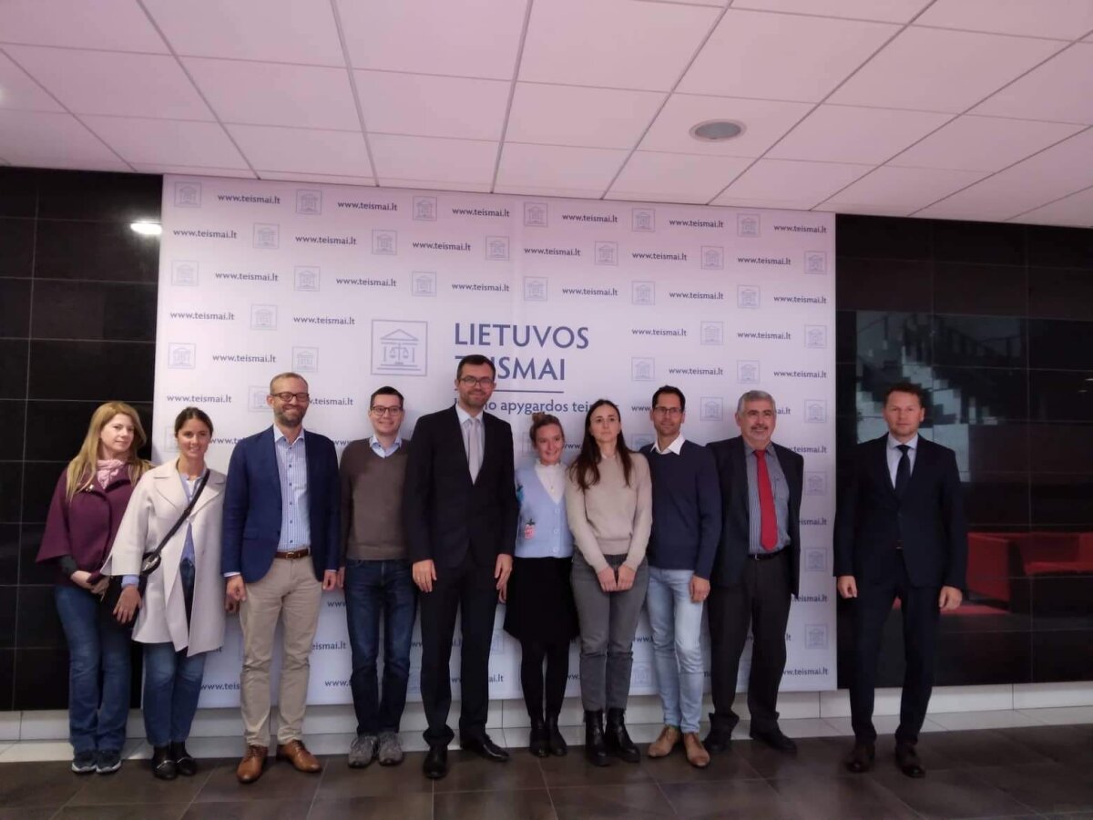 Kauno apygardos teismą aplankė Europos teisminio mokymo tinklo mainų ...