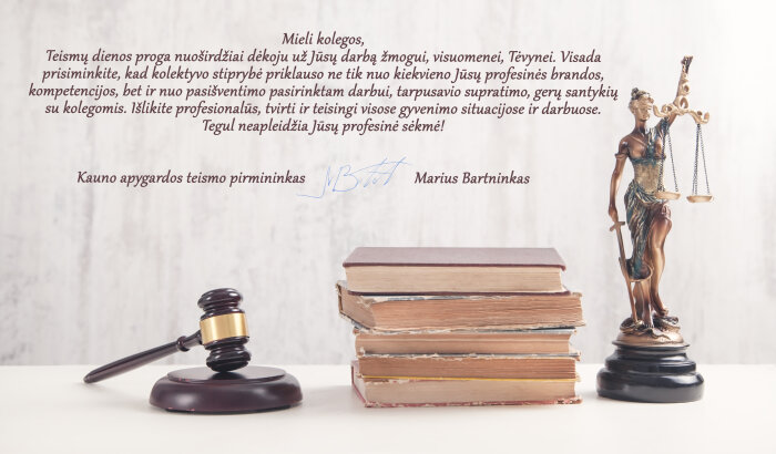 Šiandien švenčiama Teismų diena