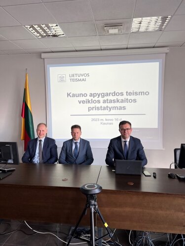 Kviečiame skaityti Kauno apygardos teismo 2022 metų darbo apžvalgą