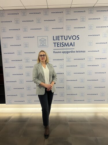  Kauno apygardos teismo Baudžiamųjų bylų skyrių papildė teisėja Vaida Baumilė